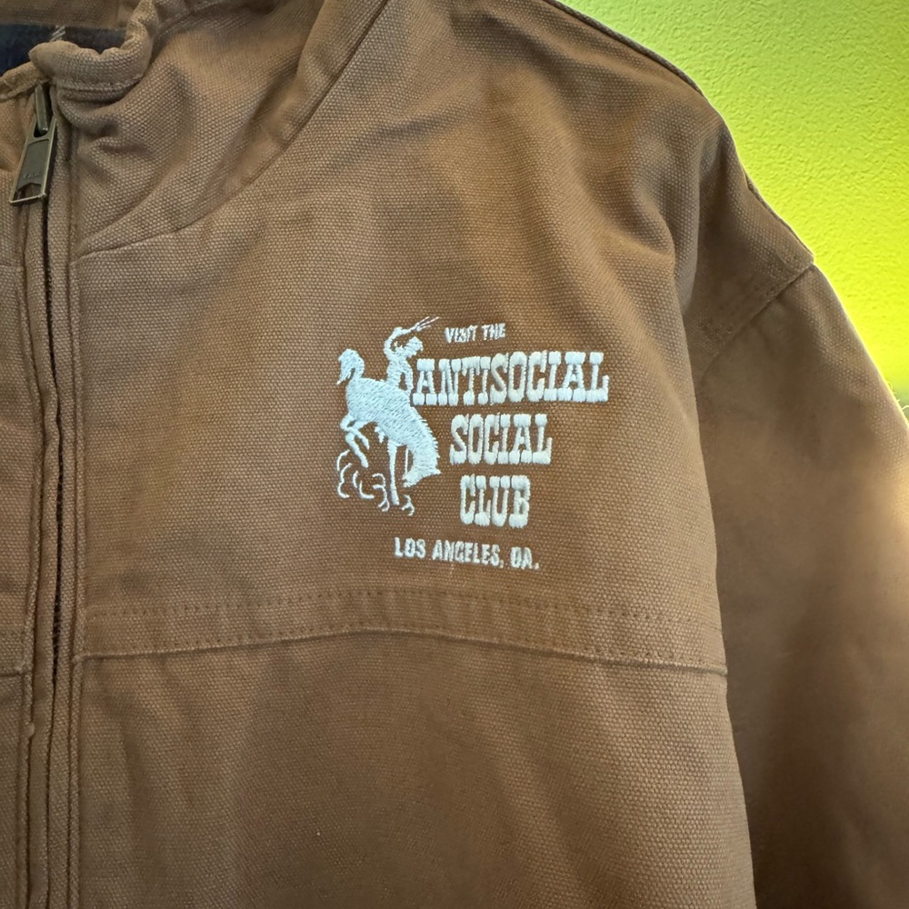 Anti Social Social Club ASSC Western Workwear Jacket - Picture 2 of 6